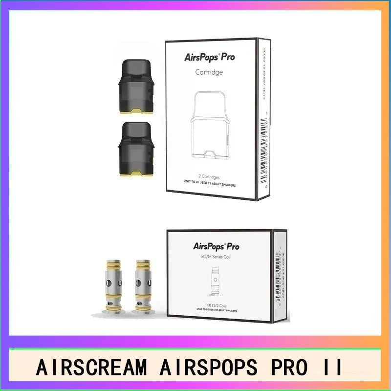 Airscream Airspops 芯 AIRSCREAM AIRSPOPS PRO II氣泡2代煙彈空倉霧化芯成品芯